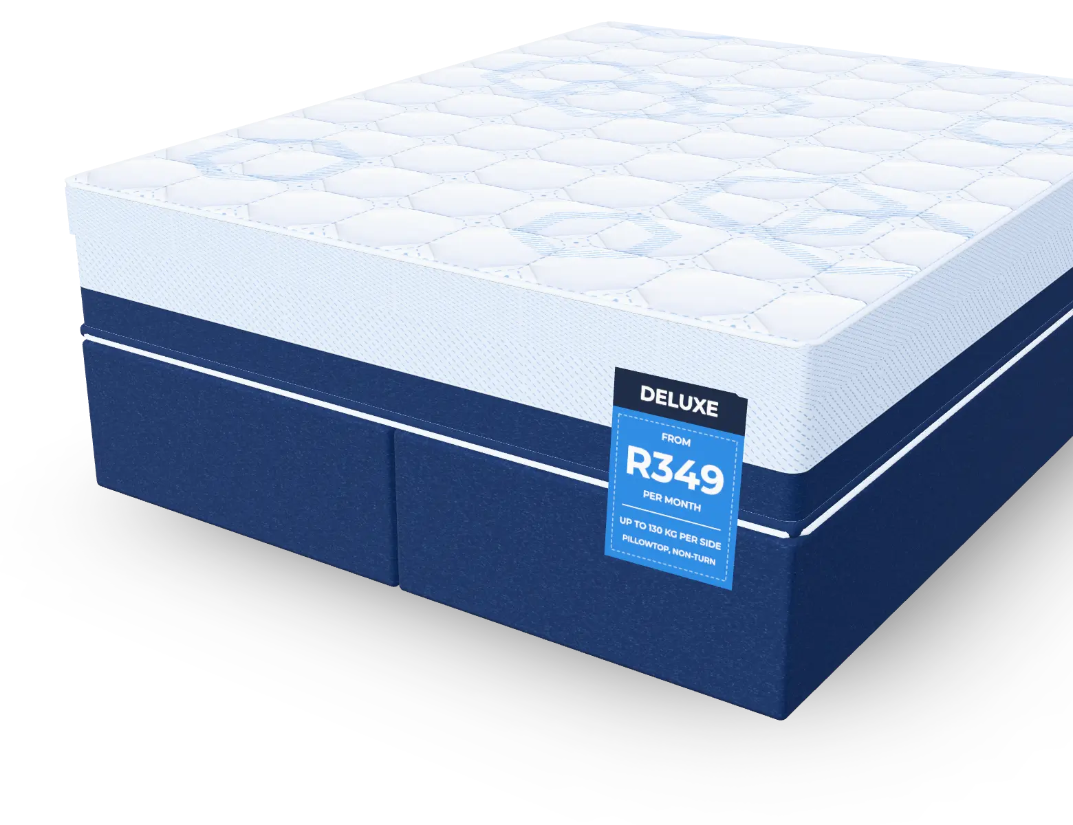 Deluxe bed with its base